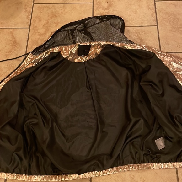 Rose gold zip up hoodie - Picture 4 of 5